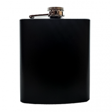 Juoda metalinė gertuvė, talpa 210 ml