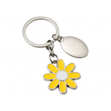 Raktų pakabukas "Geltona gėlytė"	