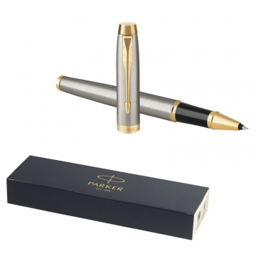Parker IM rašalinis tušinukas, šveisto metalo su auksinės sp. detalėm