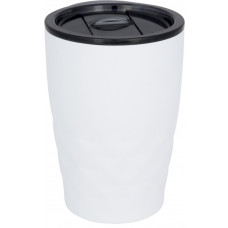 Elegantiškas vakuuminis varinis termo puodelis, talpa 350 ml, baltas
