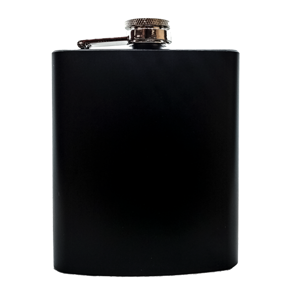 Juoda metalinė gertuvė, talpa 210 ml