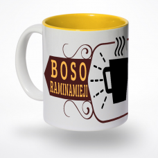 Puodelis bosui "Raminamieji" iš priekio