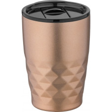 Elegantiškas vakuuminis varinis termo puodelis, talpa 350 ml, varinės spalvos