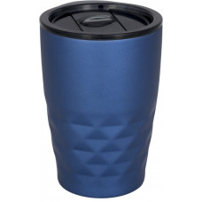 Elegantiškas vakuuminis varinis termo puodelis, talpa 350 ml, mėlynas