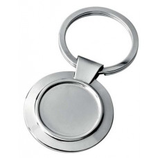 Dvipusis apvalus raktų pakabukas