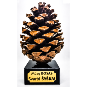 Apdovanojimas BOSUI su dideliu kankorėžiu (Atsiėmimas ir siuntimas tą pačią dieną!)