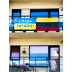 Ukrainos vėliava balkonui
