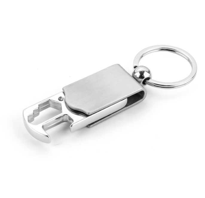 Raktų pakabukas su karabinu trys viename