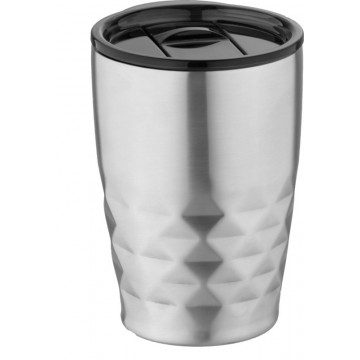 Elegantiškas vakuuminis varinis termo puodelis, talpa 350 ml, metalo spalvos