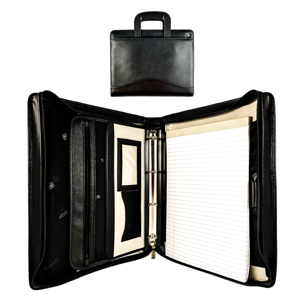 Natūralios odos firminis Bagage konferencinis aplankas - portfeliukas