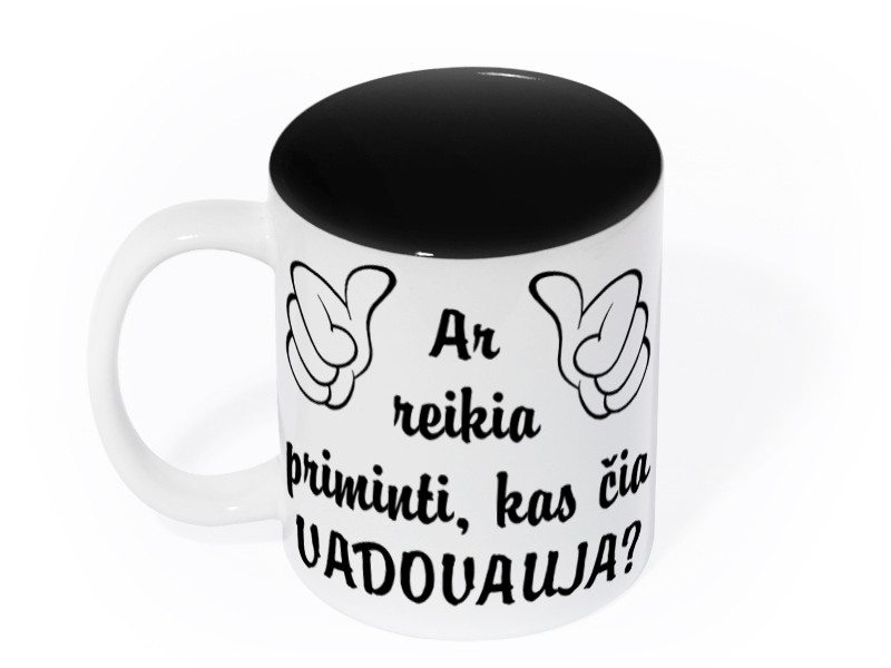 Puodelis bosui "Kas čia vadovauja"