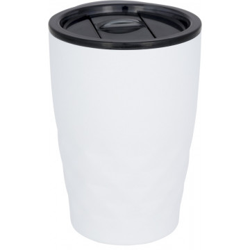 Elegantiškas vakuuminis varinis termo puodelis, talpa 350 ml, baltas