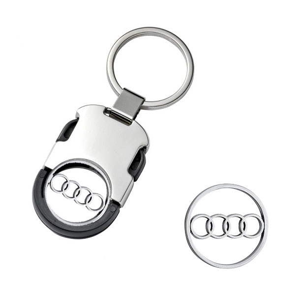Raktų pakabukas Audi su žetonu