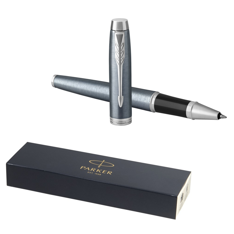 Parker IM rašalinis tušinukas, šviesiai mėlynas su sidabrinės sp. detalėm