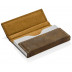Rudos spalvos vizitinių kortelių dėklas