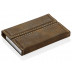 Rudos spalvos vizitinių kortelių dėklas