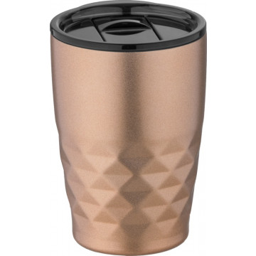 Elegantiškas vakuuminis varinis termo puodelis, talpa 350 ml, varinės spalvos