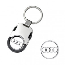Raktų pakabukas Audi su žetonu