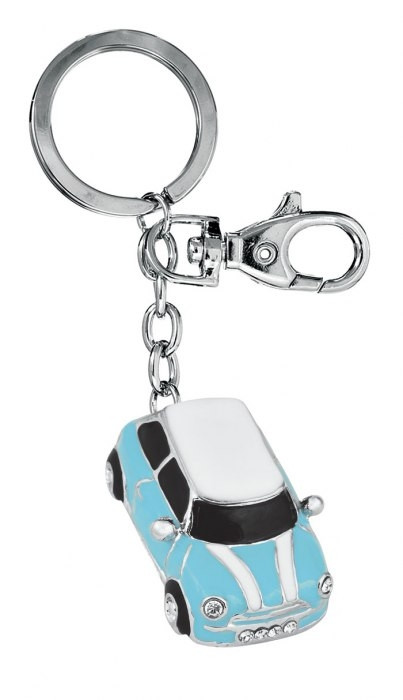 Raktų pakabukas "Mini Cooper", žydras