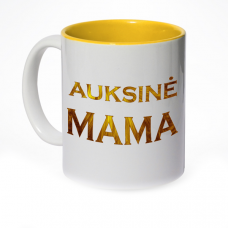 Puodelis auksinė mama