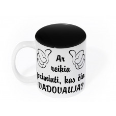 Puodelis bosui "Kas čia vadovauja"
