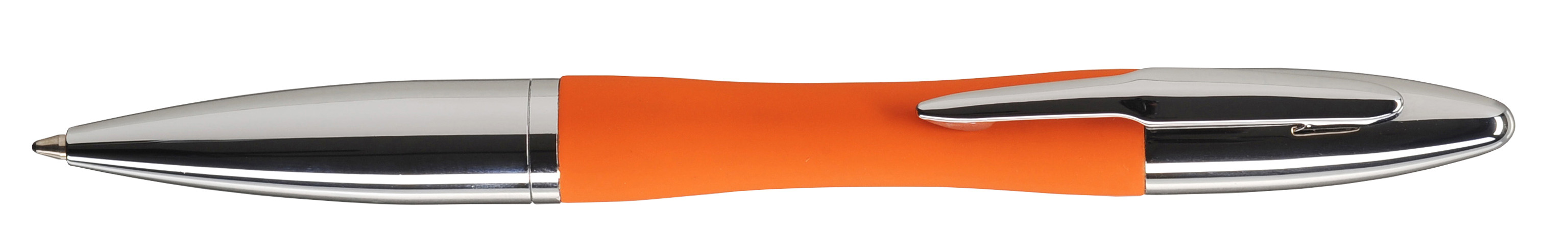 Metalinis tušinukas su silikonu, oranžinis